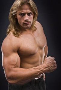 topless muscular man